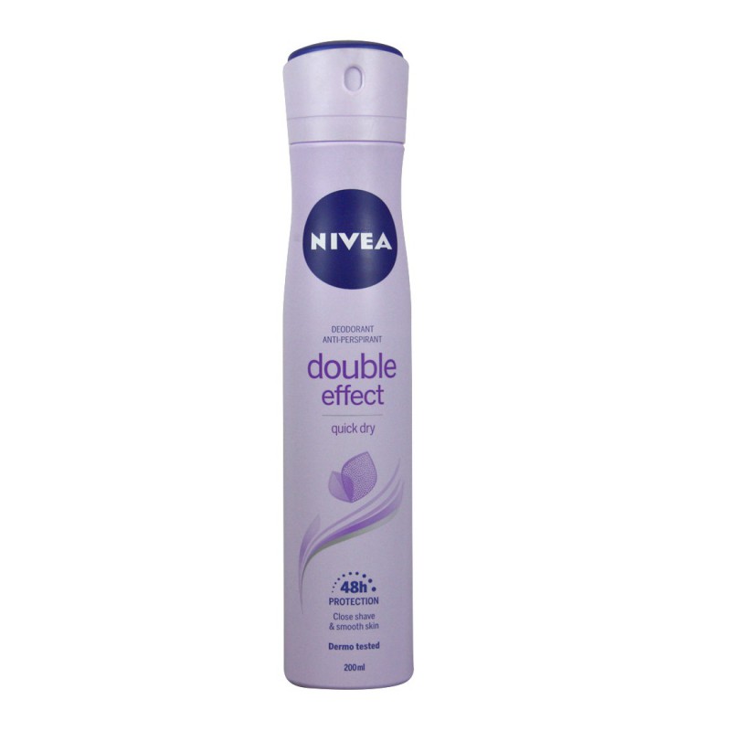 bid Vædde storm Nivea Double Effect Deodorant Spray 200ml 6.7 fl oz