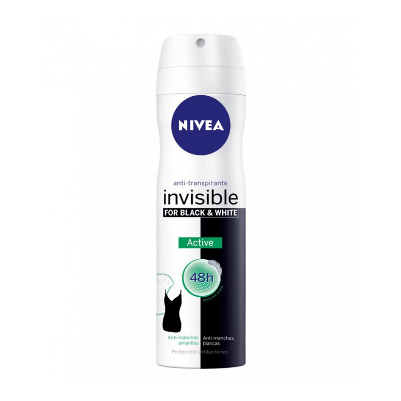 applaus via Zogenaamd Nivea Black and White Invisible Active Deodorant Spray 200 ml 6.7 fl oz
