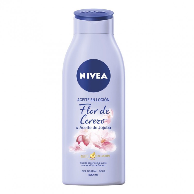 Nivea Cherry Blossom and Jojoba Oil Lotion for Normal Dry Skin 400ml 13.5  fl oz