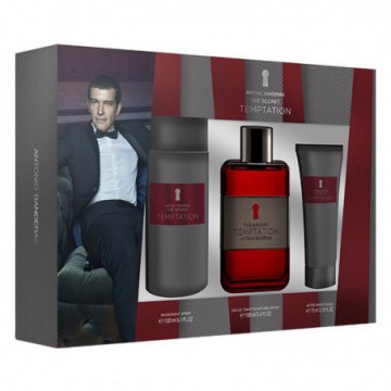 Antonio Banderas The Secret Temptation Gift Set 3 pz