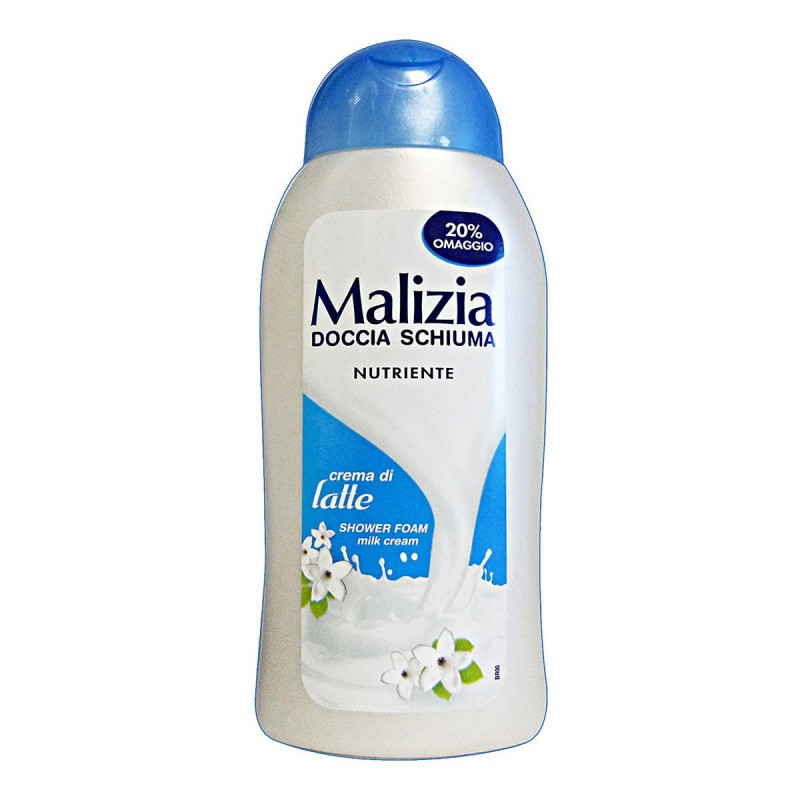 Malizia Milk Cream Nourishing Shower Foam Gel 300 ml 10.1 fl oz