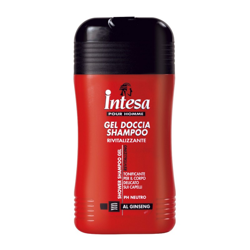 Intesa Pour Homme Ginseng Revitalizing Shower Shampoo Gel 250 ml 8.45 fl oz