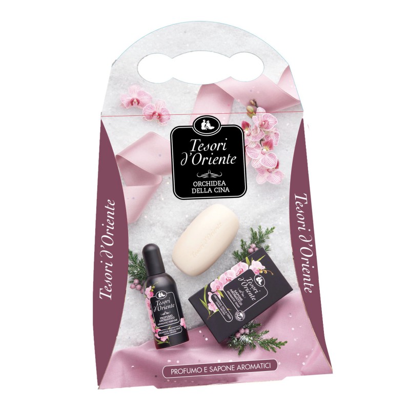 Tesori d'Oriente Gift Set Chinese Orchid Eau De Toilette and Bar Soap