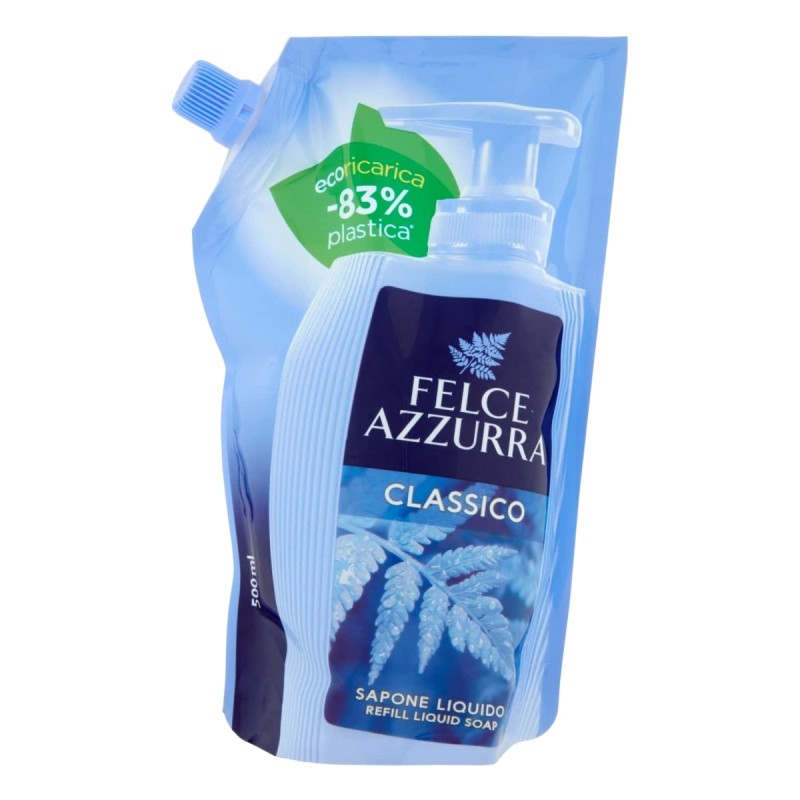 Felce Azzurra Classic Liquid Soap Classic Refill Bag 500 ml 16.9 fl oz