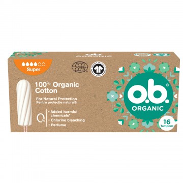 OB Organic Tampons Super 16...
