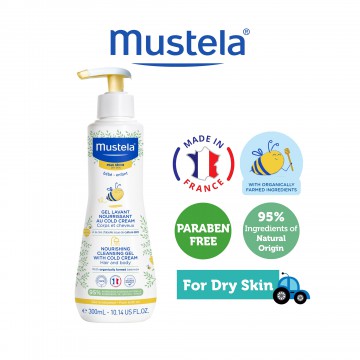 Mustela BÉBÉ Nourishing Cleansing Gel With Cold Cream 300 ml 10.14 oz