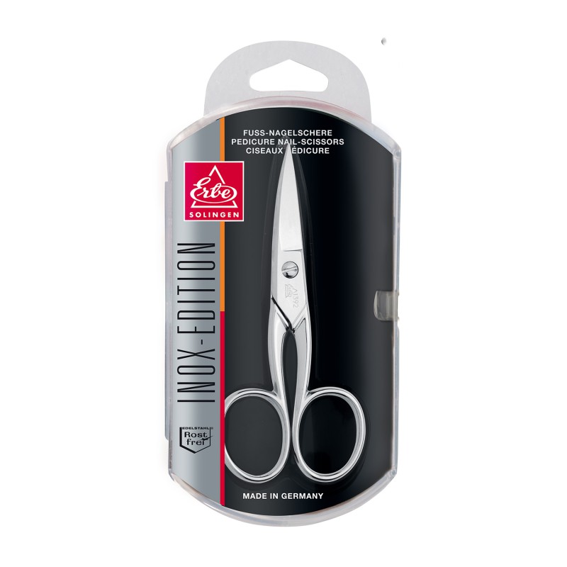 Erbe Solingen Toenail Scissors Micro Teeth in 4.1 cm Inox Edition 10.5