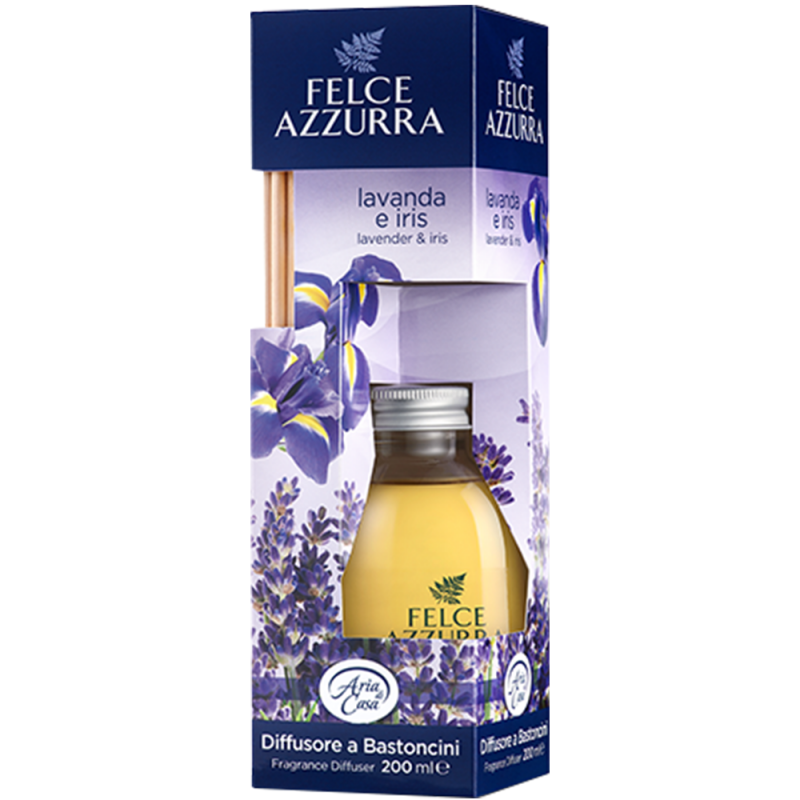 Felce Azzurra Aria di Casa Diffuser Sticks Lavender and Iris 200 ml 6.8 oz