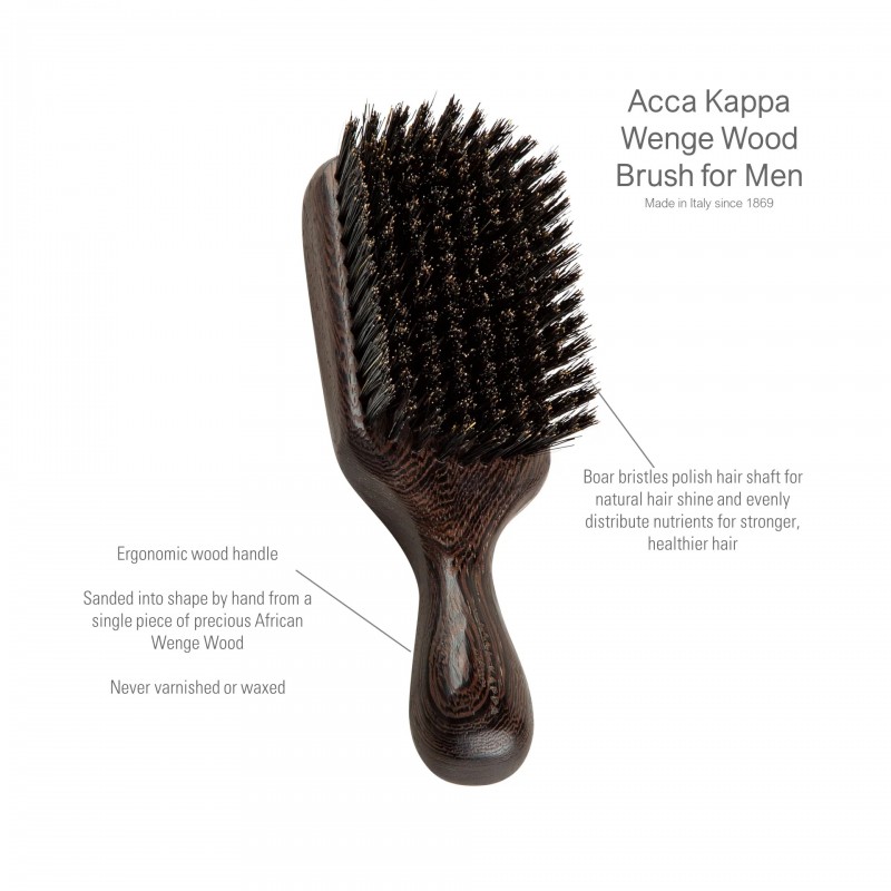  Small Hair Brush for Purse - Wooden Bristle Detangler  Hairbrush For Detangling Women, Men & Kids Wet or Dry Hair - Natural Wood  Handle & Bristles - Travel Size and