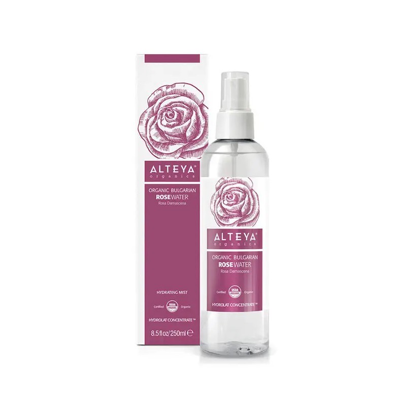 Alteya Organics Organic Bulgarian Rose Water Spray 250 ml | 8.5 fl oz
