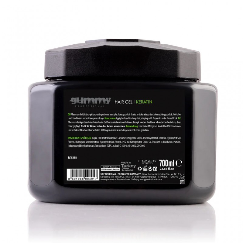 Fonex Gummy Professional Hair Gel Keratin 700 ml  fl oz