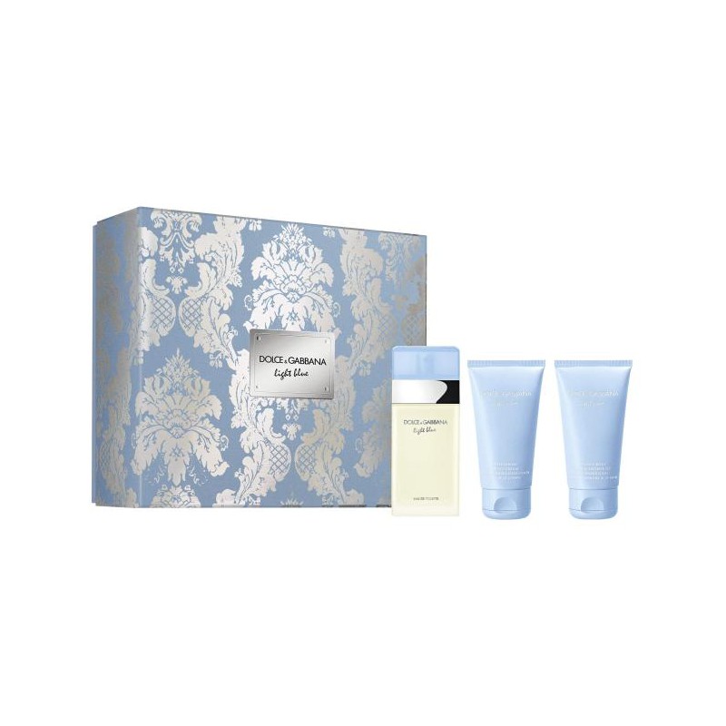 Zwakheid werk Reusachtig Dolce & Gabbana Light Blue EDT 50 ml + Refreshing Body Cream 50 ml + Body  Bath & Shower Gel 50 ml
