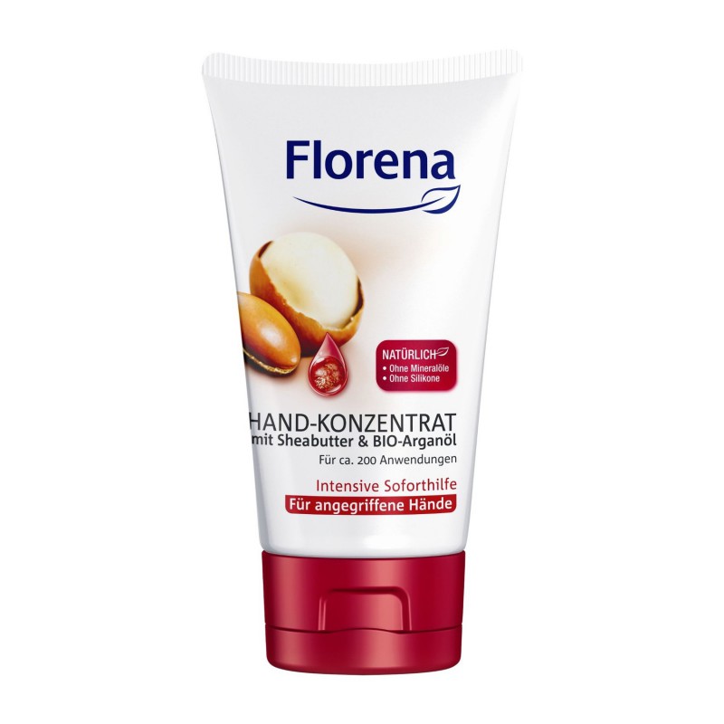 aangrenzend Direct Centraliseren Florena Hand Cream Concentrate with Shea Butter and Argan Oil 50ml 1.7 oz  Tube