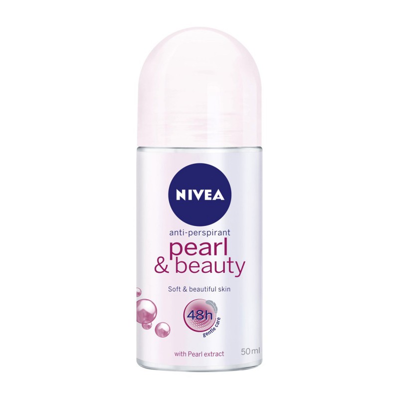maatschappij Verrassend genoeg Steken Nivea Pearl and Beauty 48 Hours Anti-Perspirant Deodorant Roll On 50ml 1.7  oz